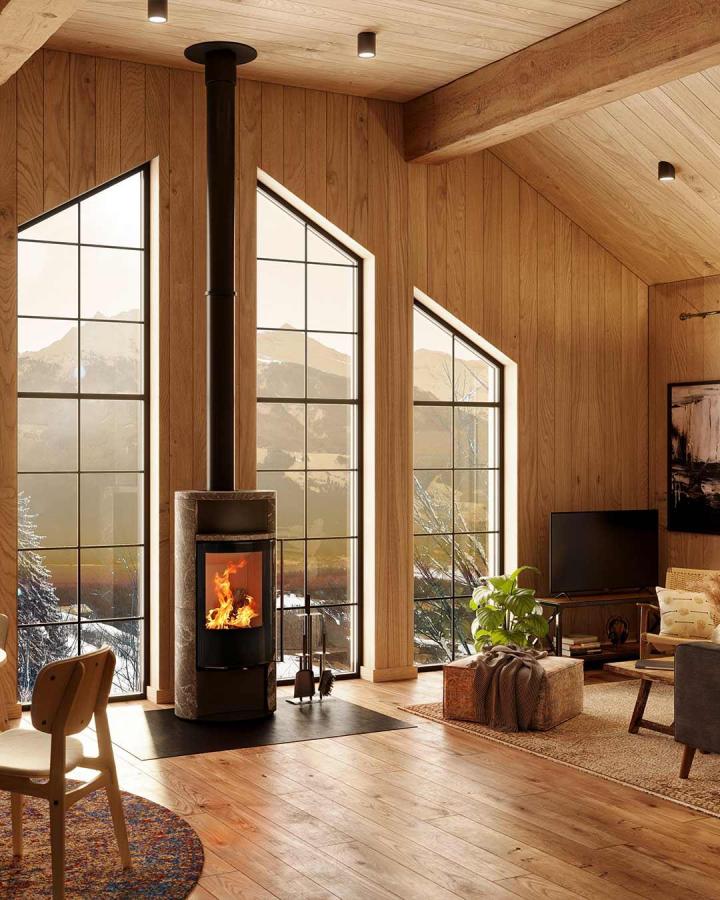 Pose de poêles et foyers Granby